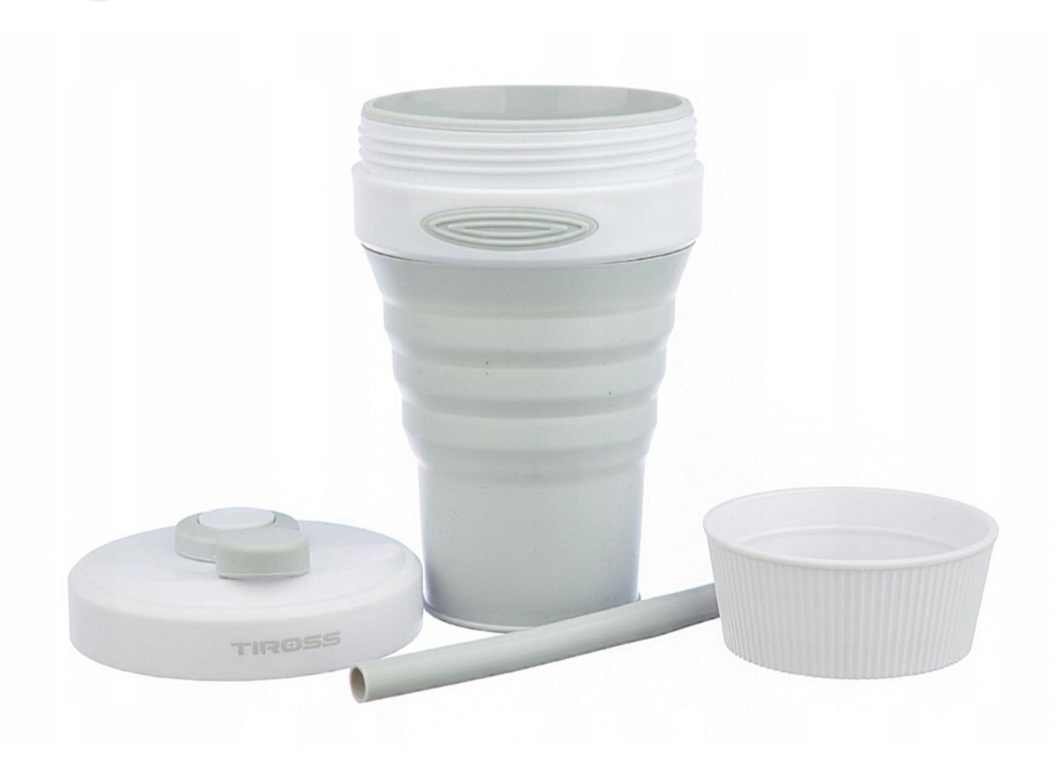 Silikoninis sulankstomas puodelis Tiross TS1428 450 ml - Image 3