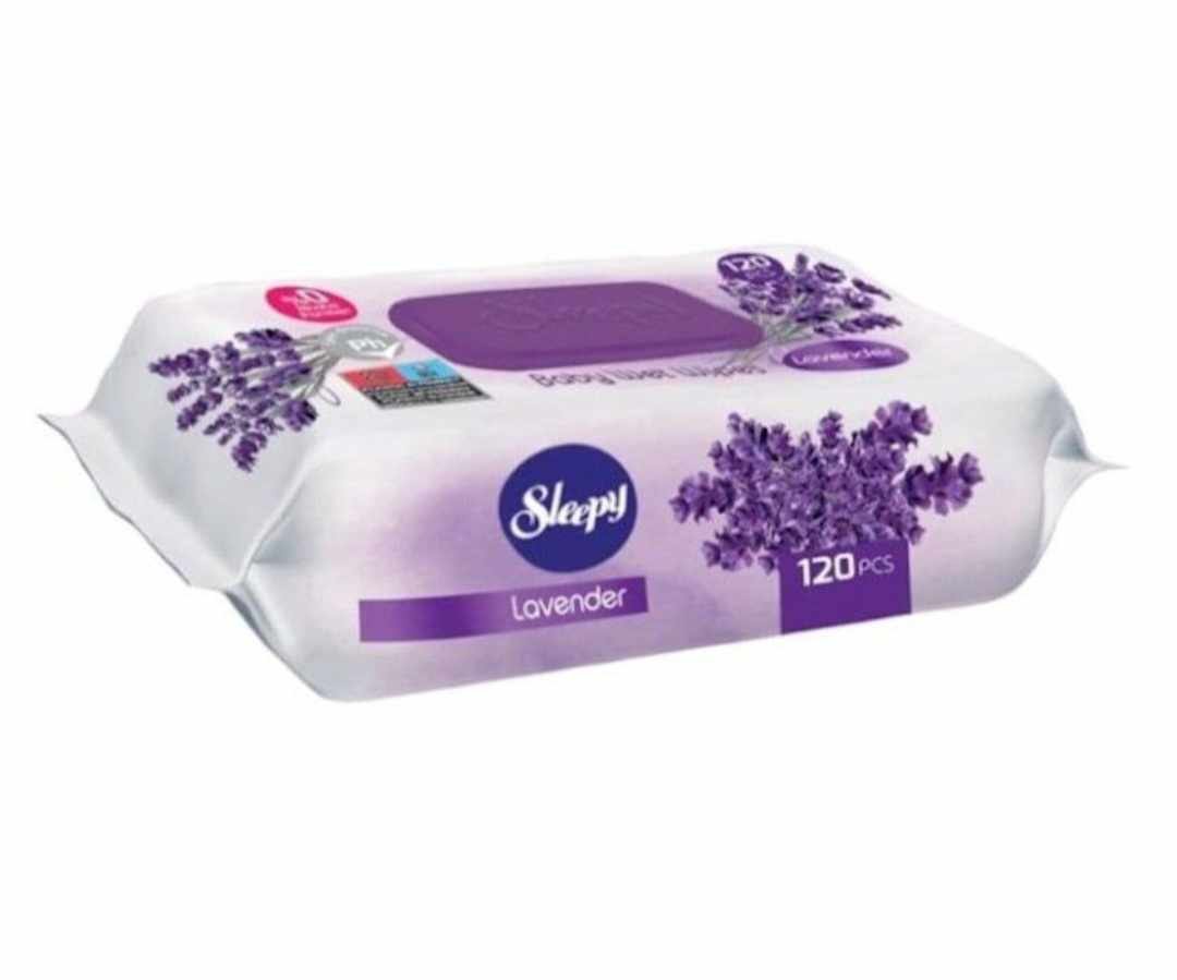 Drėgnos servetėlės Sleepy,120 vnt - Image 4