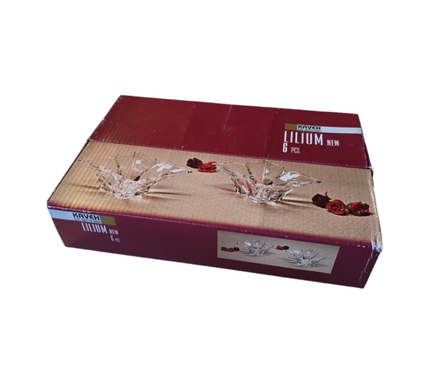 Stikliniai dubenėliai - lelija, 6 vnt - Image 4