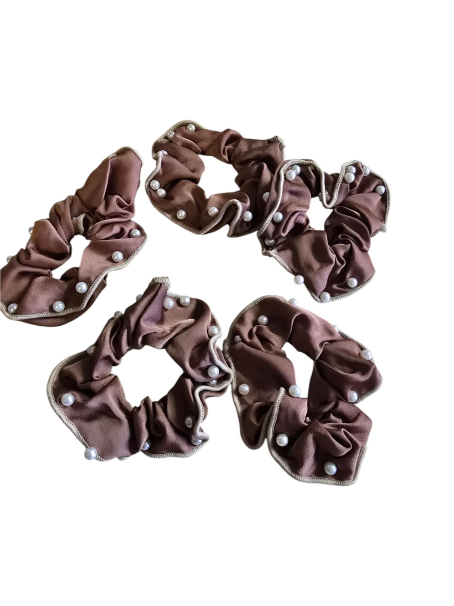 Plaukų gumytė su perliukais, 1 vnt - Image 2