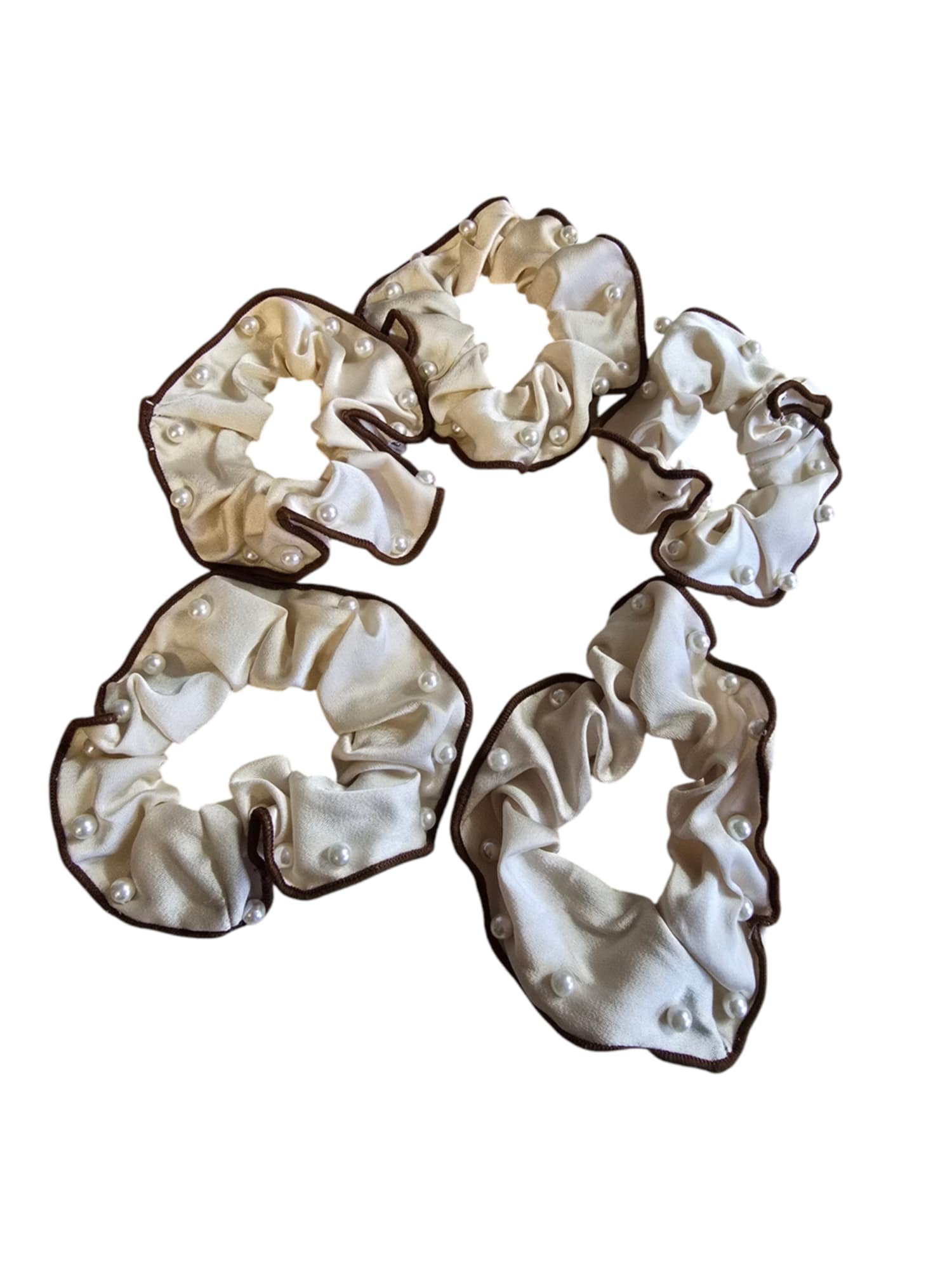 Plaukų gumytė su perliukais, 1 vnt - Image 3