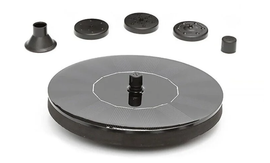 Saulės energija varomas sodo plūduriuojantis fontanas + filtras, 1 vnt - Image 2