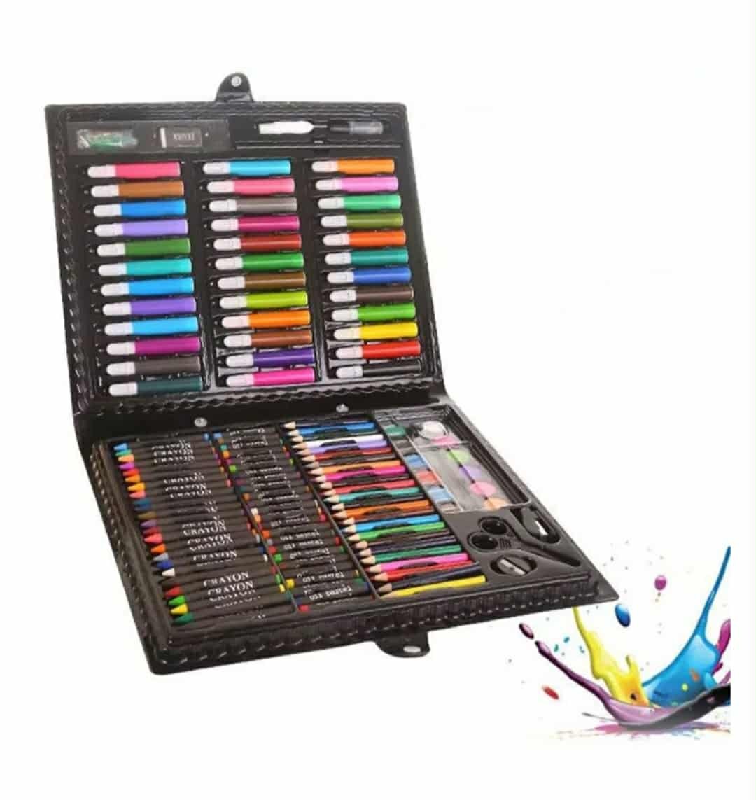 Piešimo ir tapybos rinkinys lagamine, 150 detalių - Image 2