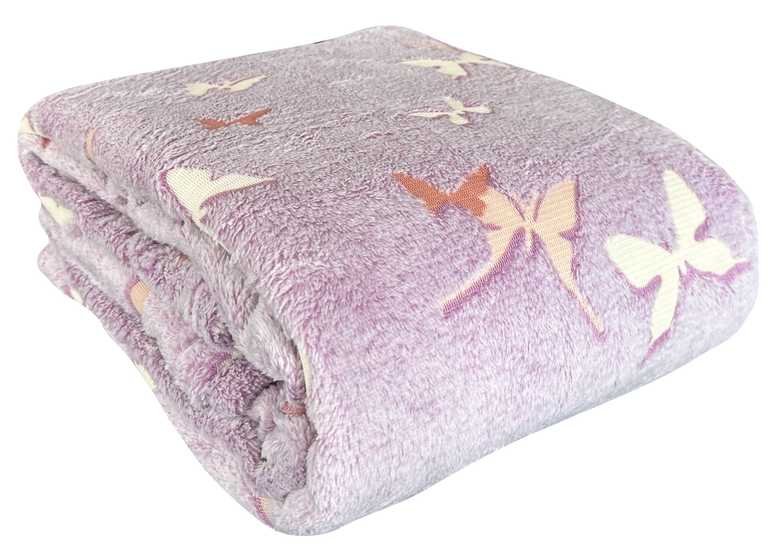 Pledas šviečiantis tamsoje "drugeliai", 150 x 200 cm - Image 2